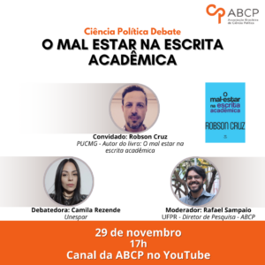 Ciência Política Debate: O mal-estar na escrita acadêmica